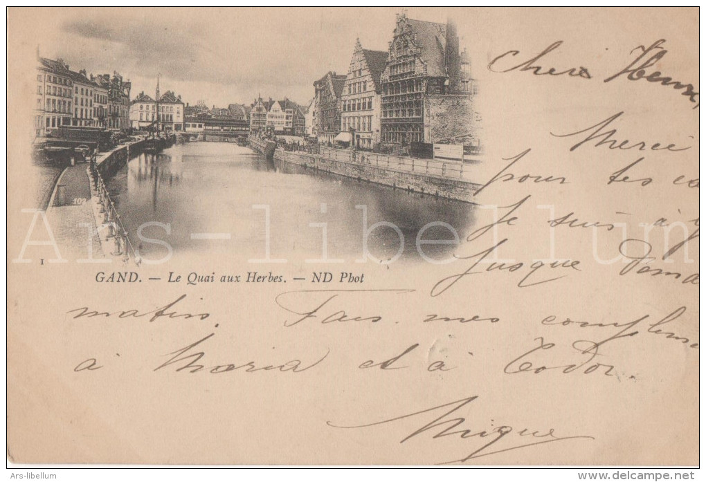 GENT / GHENT / GAND / Quai aux Herbes / Graslei
