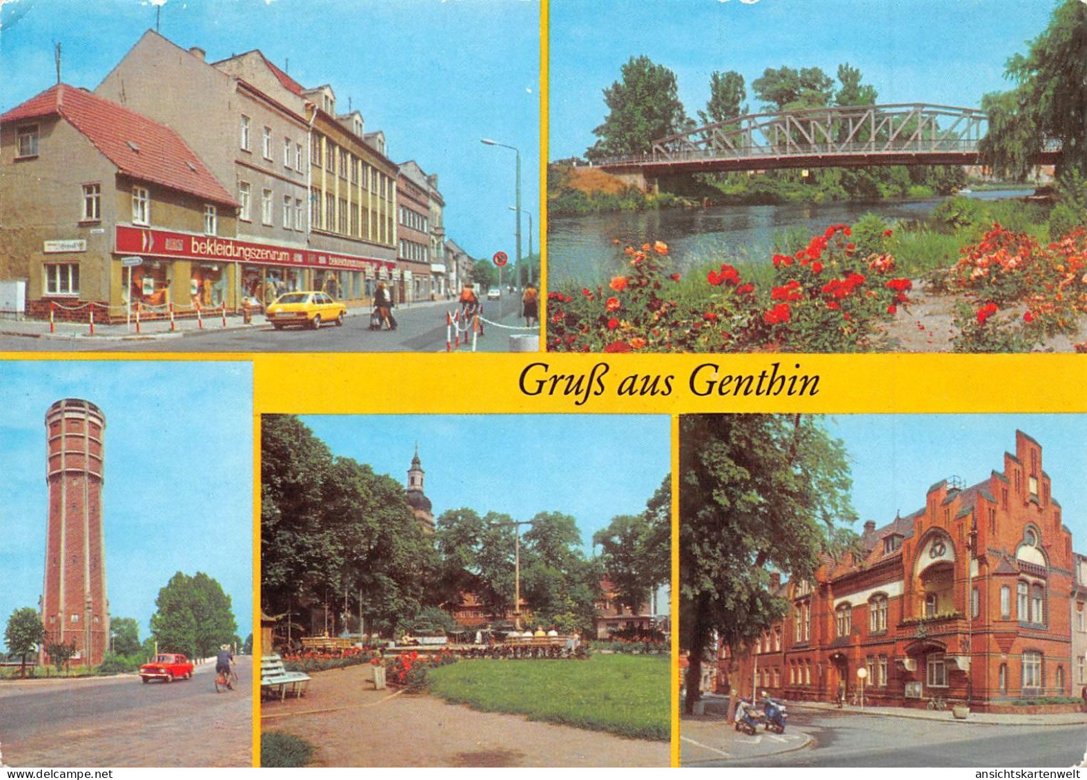 Genthin Mehrbildkarte gl1981 #173.205