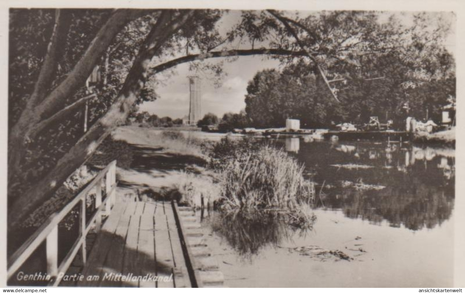 Genthin Partie am Mittellandkanal ngl #90.736