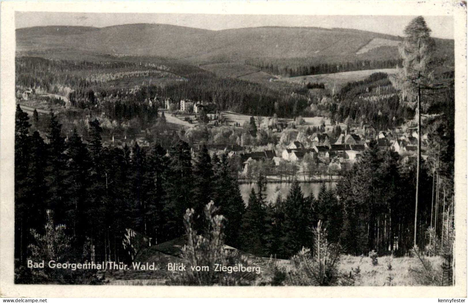 Georgenthal in Thüringen,, Blick vom Ziegelberg