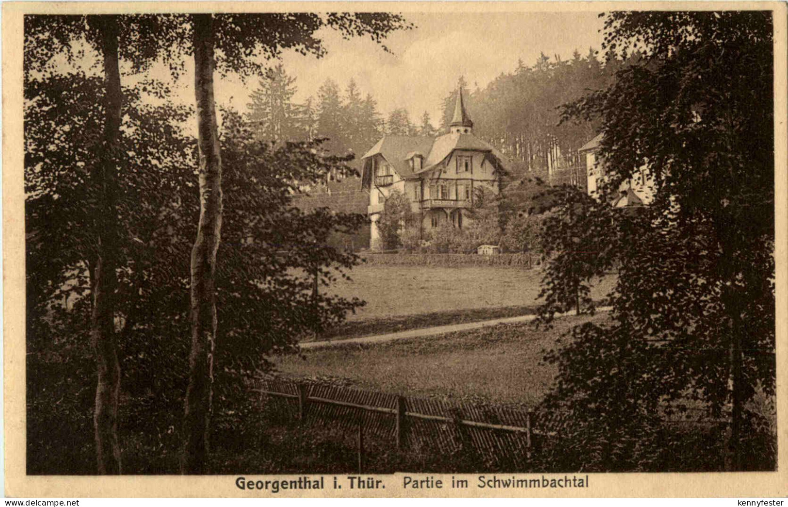 Georgenthal in Thüringen- Partie im Schwimmbachtal