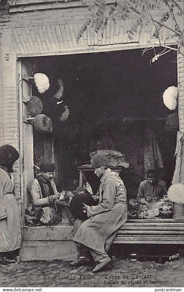 Georgia - Caucasus Types - Furrrier workshop.