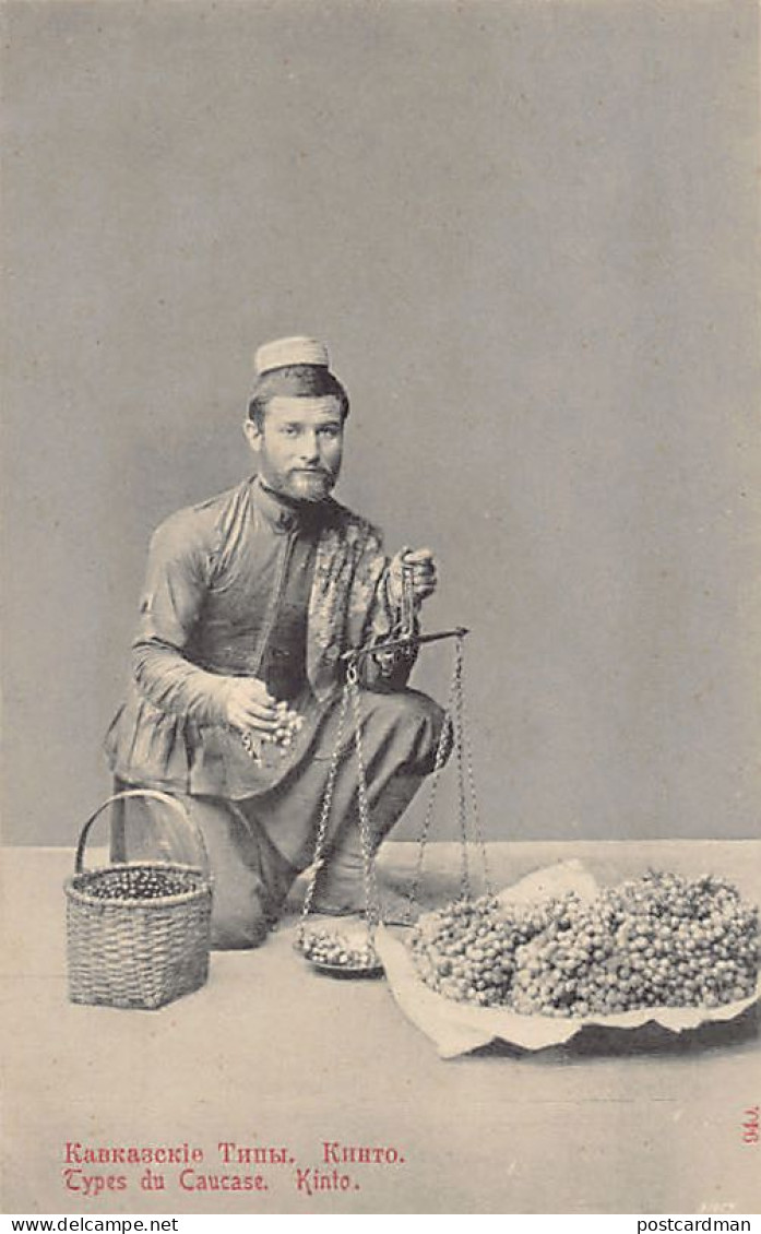 Georgia - Caucasus Types - Kinto - Grape seller