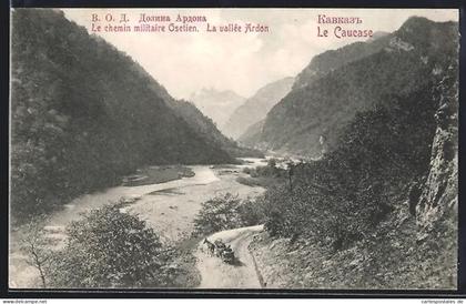 AK Georgien, Le chemin militaire Osetien, La vallée Ardon