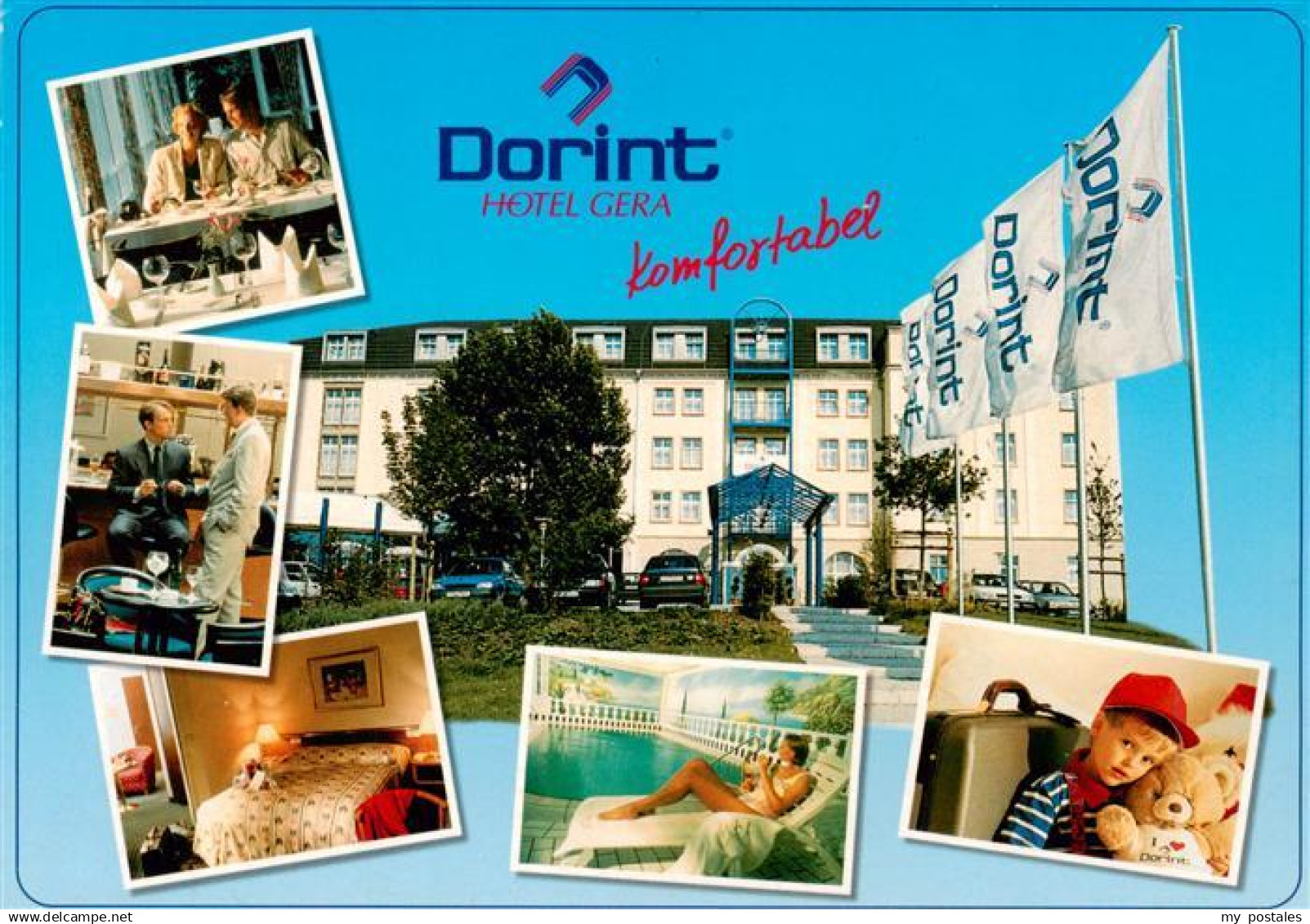 Gera Dorint Hotel Gera Gastraum Zimmer Hallenbad