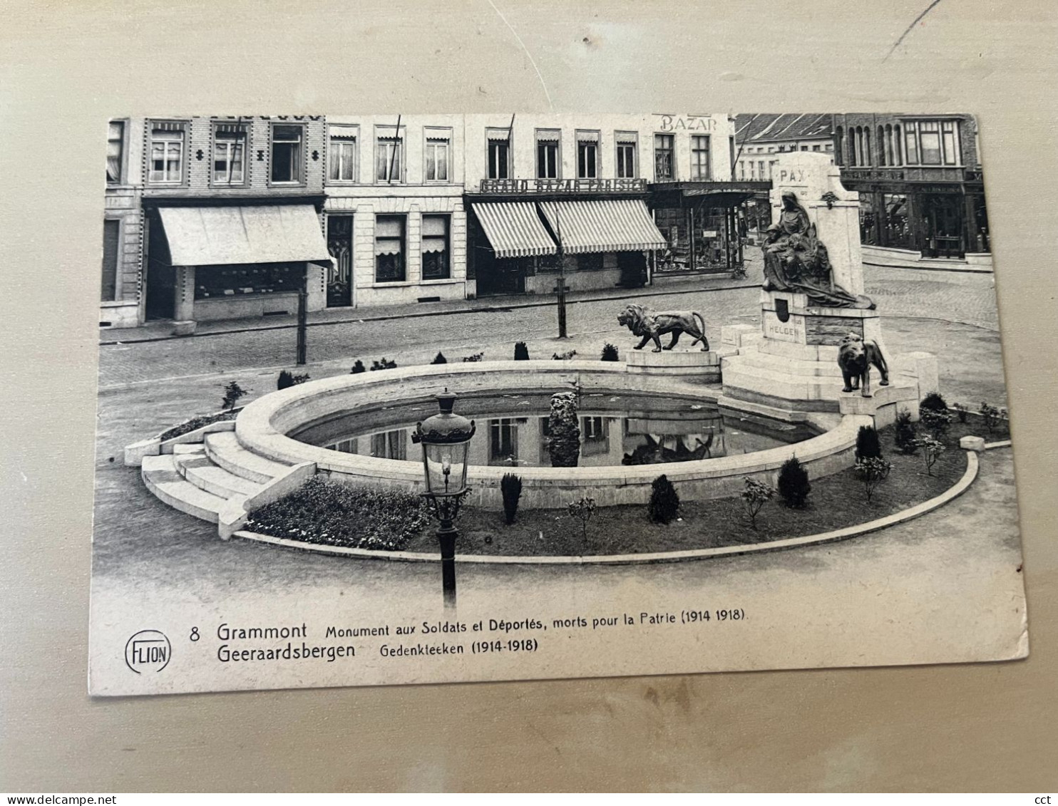 Geraardsbergen  Grammont  Monument aux Soldats et Déportés, morts pour la Patrie (1914-1918)