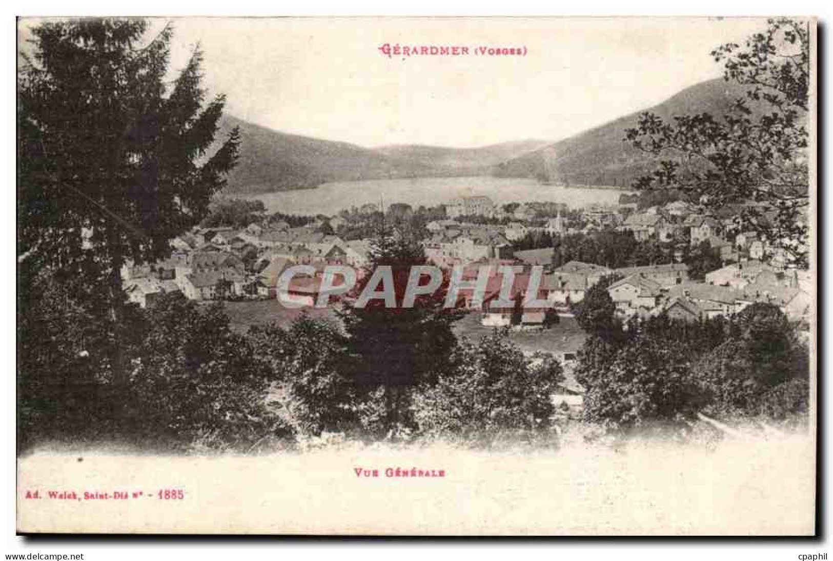 Gerardmer CPA Vue generale