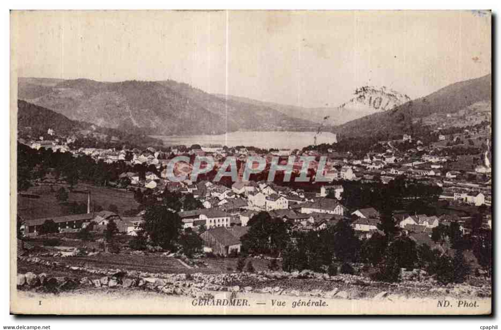 Gerardmer Vue generale