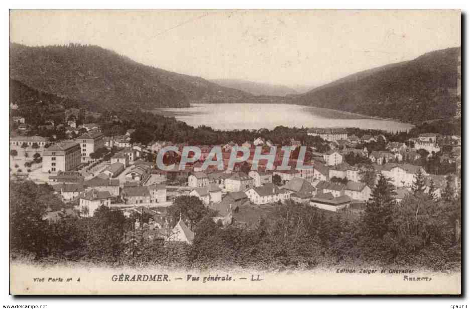 Gerardmer - Vue Generale - CPA