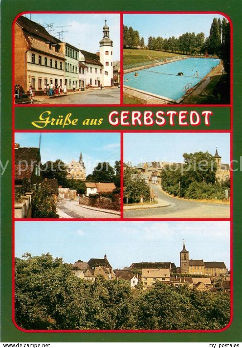 Gerbstedt Kirche Freibad Schloss Strassenpartie