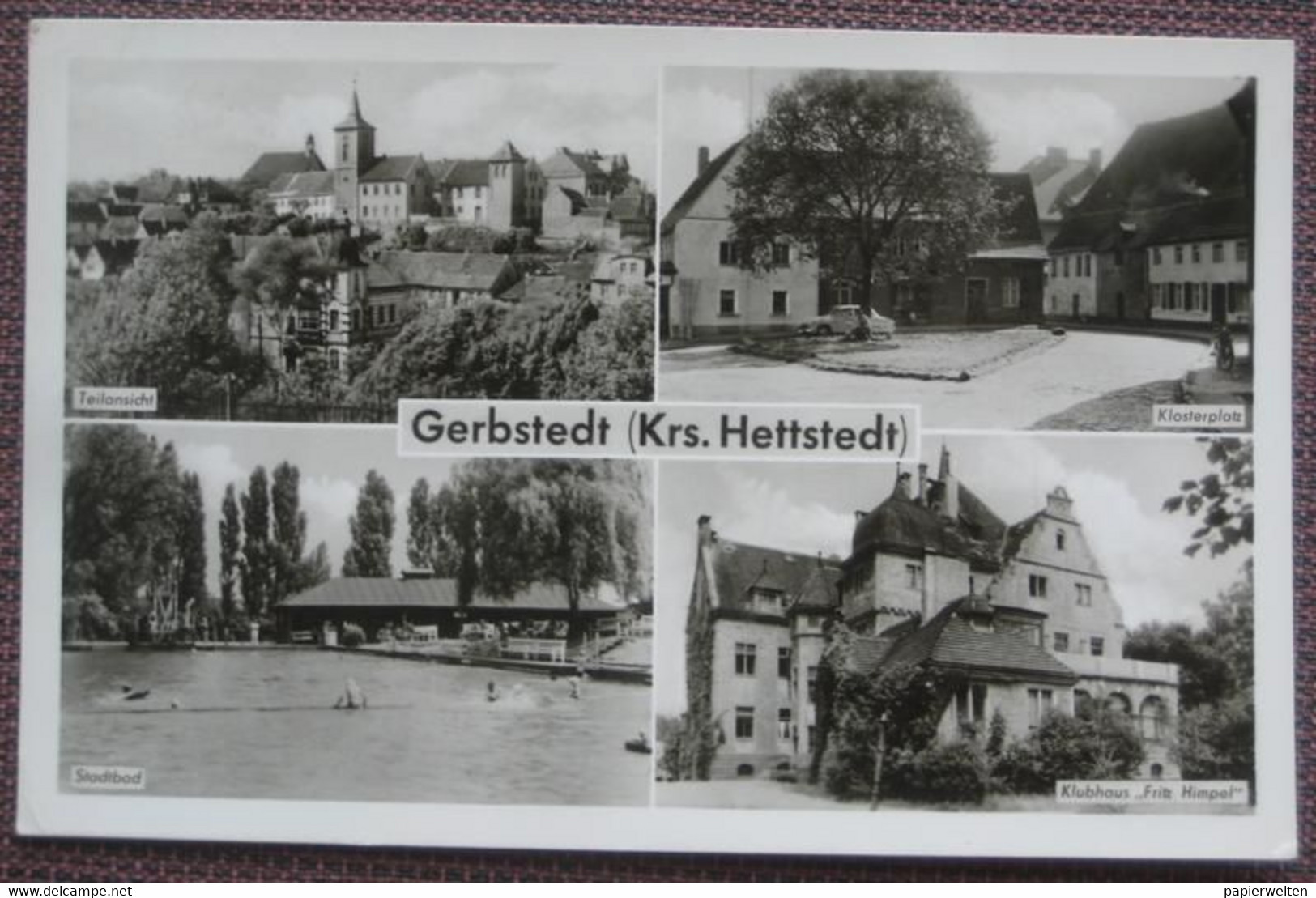 Gerbstedt (Mansfeld-Südharz) - Mehrbildkarte "Gerbstedt (Kr. Hettstedt) / Nachporto / Nachtaxiert / Nachgebühr Wien