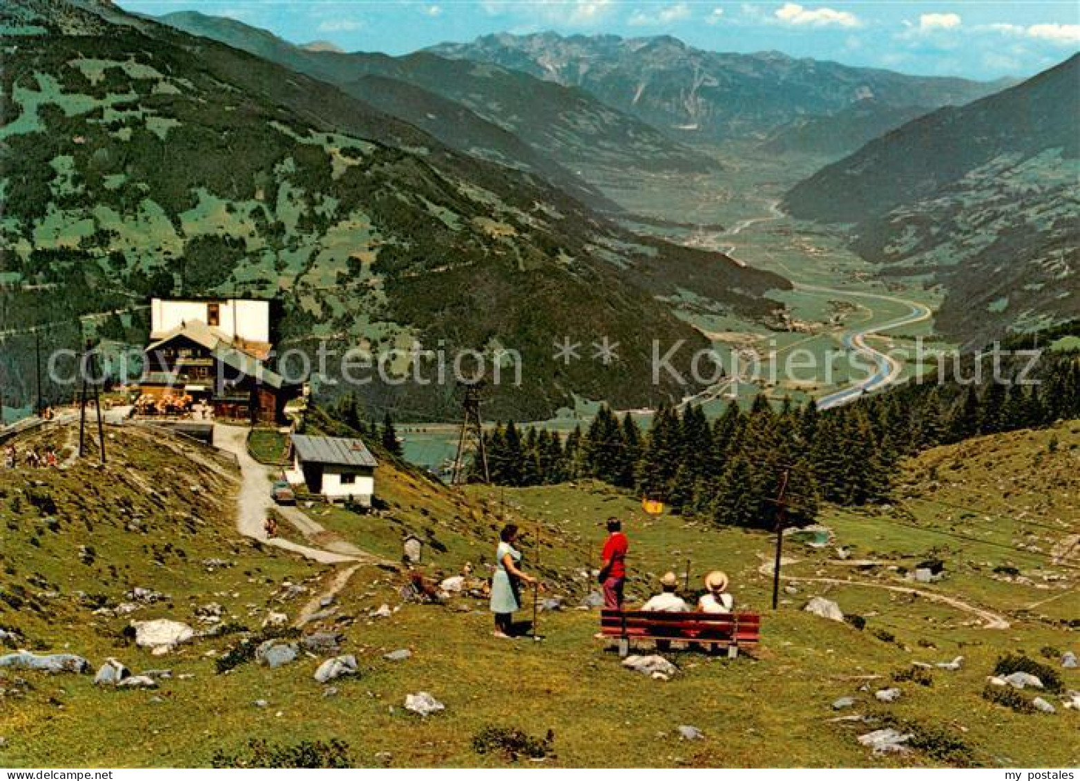 Gerlossteinhaus 1650m Zillertal AT Blick ins Zillertal