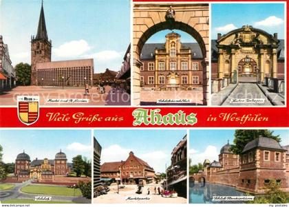 Ahaus Markt St Marien Kirche Schloss Torbogen