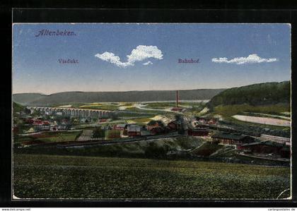 AK Altenbeken, Viadukt Bahnhof