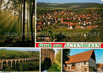 Altenbeken Panorama Viadukt Wasserrad Fachwerkhaus