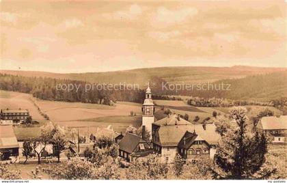 Schellerhau Osterzgebirge Altenberg Sachsen Schellerhau Erzgebirge Kirchturm Ort