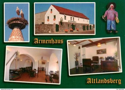 Altlandsberg Brandenburg Restaurant Armenhaus Storchennest Gastraeume