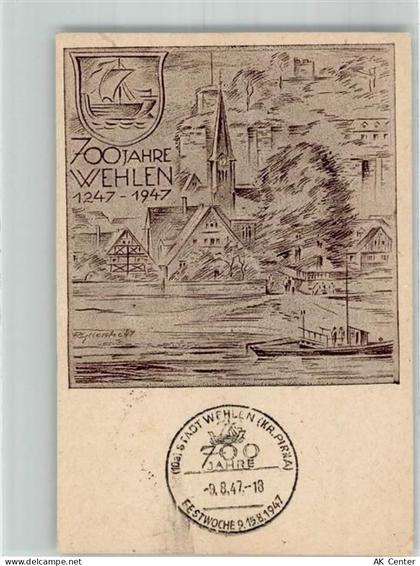 01829 O8306 Wehlen Stadt - 700 Jahrfeier Stadt Wehlen Sonderstempel - 13528401