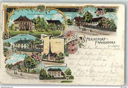04654 O7241 Frauendorf b Geithain 1903 Lithographie Gesundheitskolonie "... - 13638393