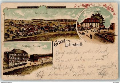 07407 O6821 Lichstedt Gebrauchsspuren Rittergut Gasthaus Breme Lithograp... - 13606579