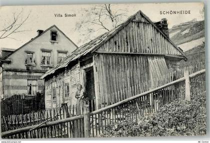 08304 O9413 Schönheide , Erzgeb Foto AK Villa Simon - 13657354