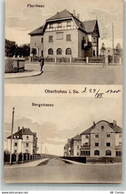 09212 O9102 Limbach-Oberfrohna 1910 - Pfarrhaus Bergstraße - 13654913