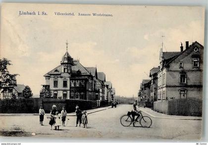 09212 O9102 Limbach-Oberfrohna 1918 - Äussere Weststraße Villenviertel K... - 13655636