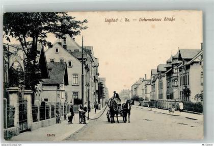 09212 O9102 Limbach-Oberfrohna 1924 - Hohensteiner Strasse Fuhrwerk Vill... - 13662830