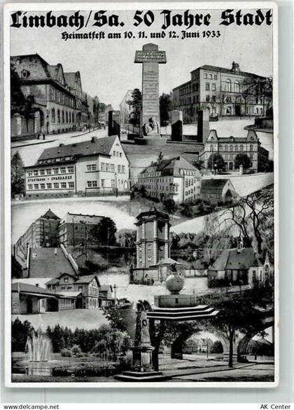 09212 O9102 Limbach-Oberfrohna Fotomontage AK Heimatfest Juni 1933 - 13618301