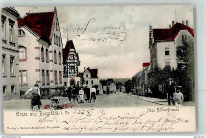 09217 O9112 Burgstädt 1903 - Neue Böhmestraße - 13621576