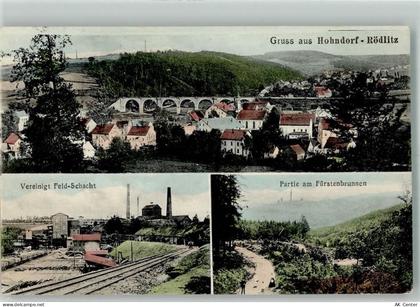 09394 O9158 Hohndorf b Stollberg, Erzgeb - Vereinigt Feld-Schacht Am Für... - 13660896