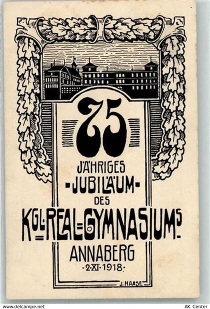 09456 O9300 Annaberg-Buchholz - 75 jähriges Jubiläum des Kgl. Real-Gymna... - 13619532