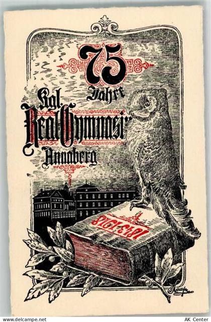 09456 O9300 Annaberg-Buchholz Lithographie / Künstlerkarte 75 Jahre Kgl.... - 13636970