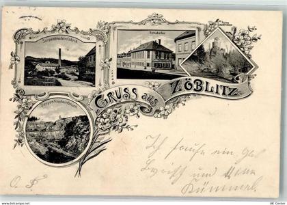 09517 O9347 Zöblitz 1907 - Serpentinsteinfabrik Ratskeller Serpentinenst... - 13632851