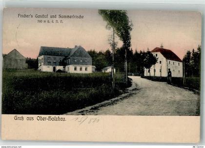 09623 O9201 Holzhau 1911 - Ober-Holzhau Gasthaus Fischer Feldweg - 13558782