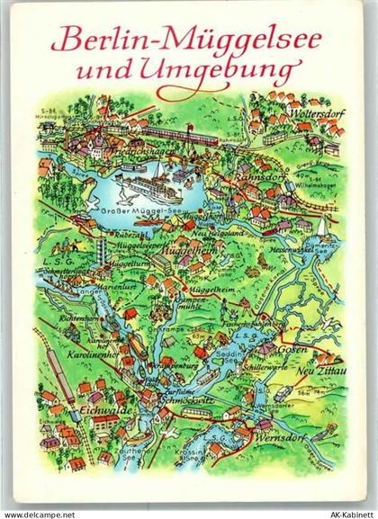 10115 O1168 Müggelheim - Landkarte Müggelsee - 39463988
