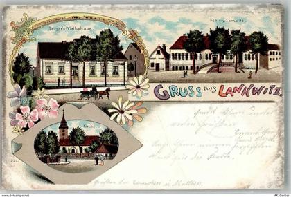 10115 W1000 Lankwitz 1900 Gebrauchsspuren Lithographie Gasthaus Berger S... - 13643392