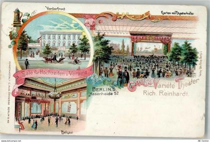 10115 W1000 Neukölln 1904 Lithographie Variete Theater Ballsaal Theaterh... - 13643697