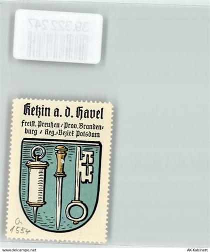 14669 O1554 Ketzin - Vignette Wappen Freist. Preußen Prov. Brandenburg R... - 39322247