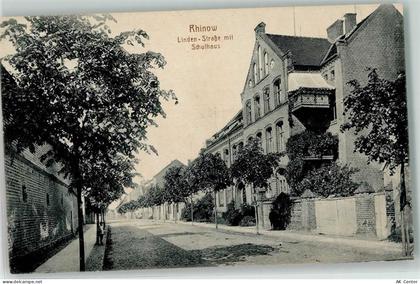 14728 O1833 Rhinow 1919 - Linden-Straße Schulhaus - 13610755
