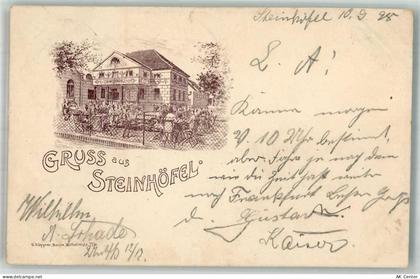 15518 O1241 Steinhöfel b Fürstenwalde, Spree 1898 Lithographie Vorläufer... - 13665927