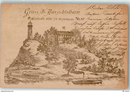 15711 O1600 Königs Wusterhausen 1895 Lithographie Vorläufer Wilhelms-Höh... - 13628820