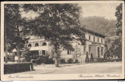 16259 O1310 Bad Freienwalde 1933 - Bad Freienwalde: Brunnen-Hotel, Kurha... - 20000468