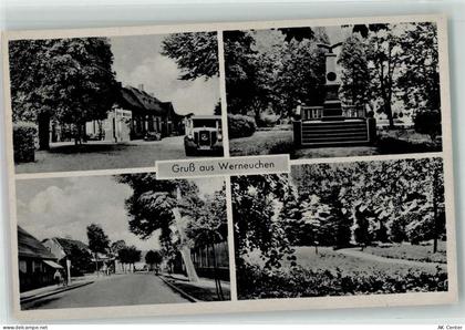 16356 O1298 Werneuchen - Kriegerdenkmal Dorfstraße Waldweg Mercedes-LKW... - 13269983