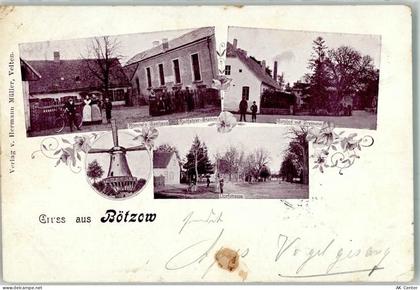 16727 O1421 Bötzow Gebrauchsspuren Gasthaus Rhinow Gutshof Brennerei Dor... - 13650033
