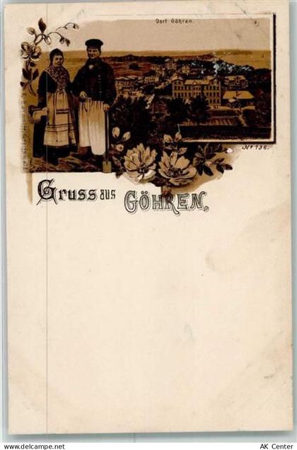 18586 O2345 Göhren , Rügen 1894 - Trachtenpaar Vorläufer - 13614101