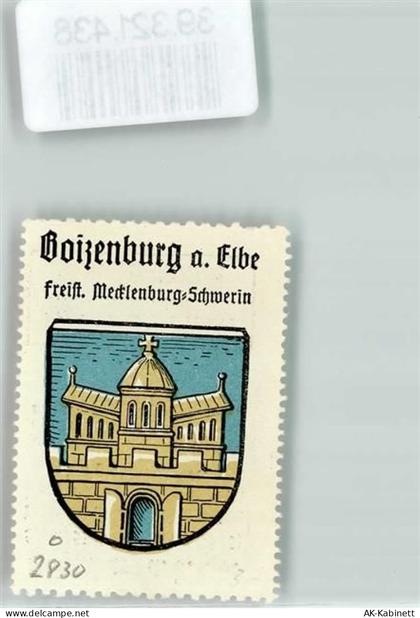 19258 O2830 Boizenburg - Vignette Wappen Freist. Mecklenburg Schwerin - 39321438