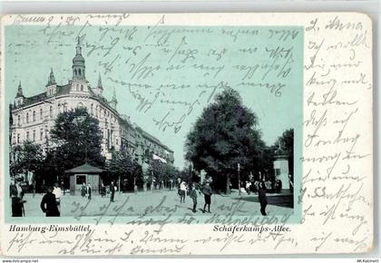 20095 W2000 Eimsbüttel 1907 - Litfaßsäule Schäferkamps Allee - 52105853