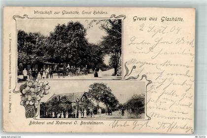 23812 W2362 Glashütte , Holst 1904 - Bäckerei Borstelmann Gasthaus zur G... - 13669964