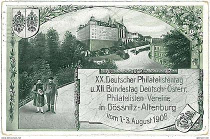 25774 - Ansichtskarten VINTAGE POSTCARD - Deutschland GERMANY - Gößnitz GOSSNITZ 1908